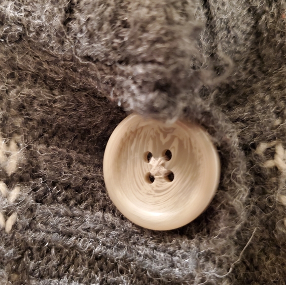 Vintage Lady Hathaway Sweater cardigan with collar, xs size, - Picture 9 of 12